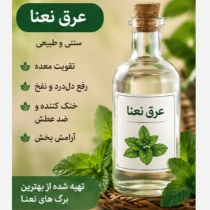 عرق نعناع عرق نعناع 1/5 لیتری ارگانیک خانگی - Image 1